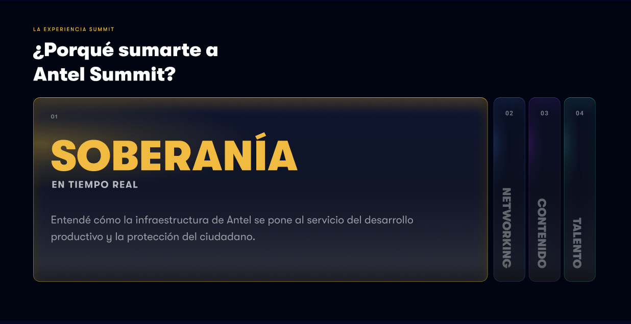 Antel Summit — sección sumate