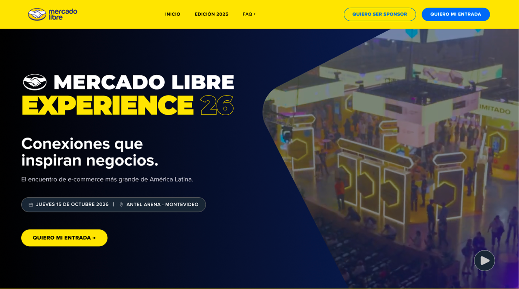 Mercado Libre Experience — landing